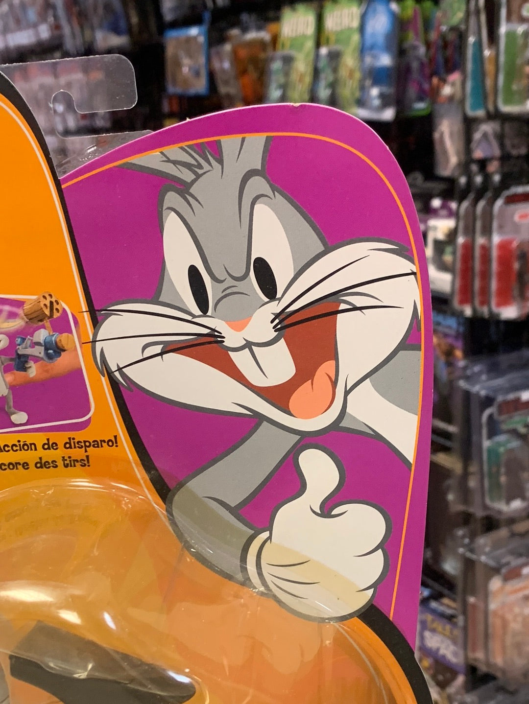 Shootin Action Bugs Bunny(Vintage Looney Tunes, Mattel) SEALEDn