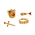 Girls Crew Gryffindor House Earring Set
