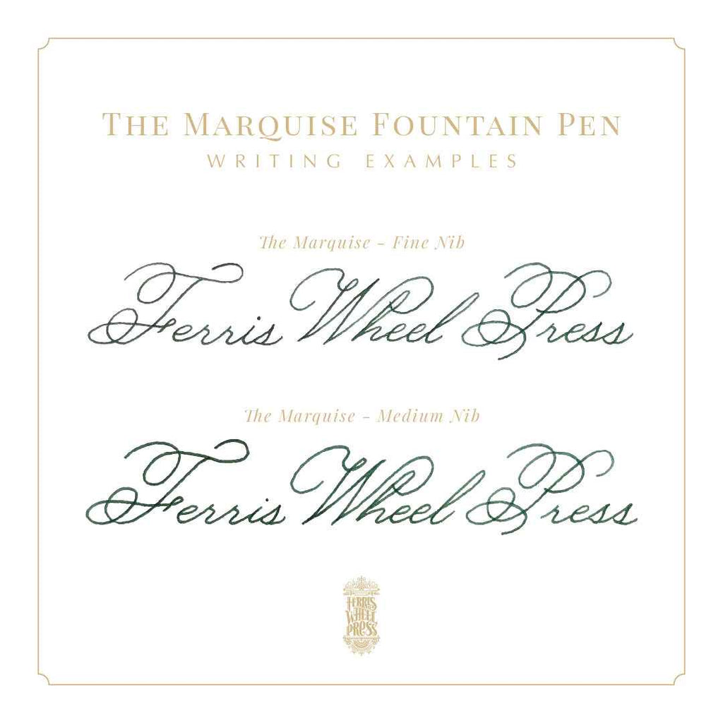 The Marquise Fountain Pen - Aubergine