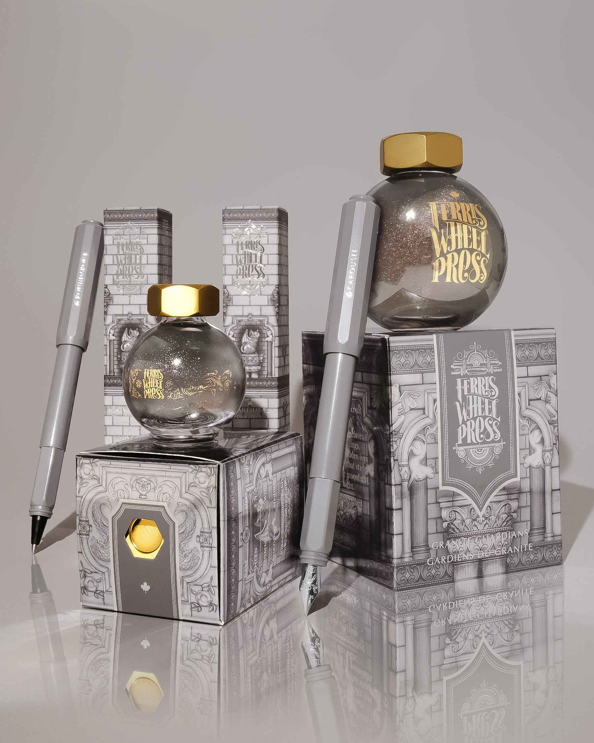 The Carousel Fountain Pen - Granite Guardians