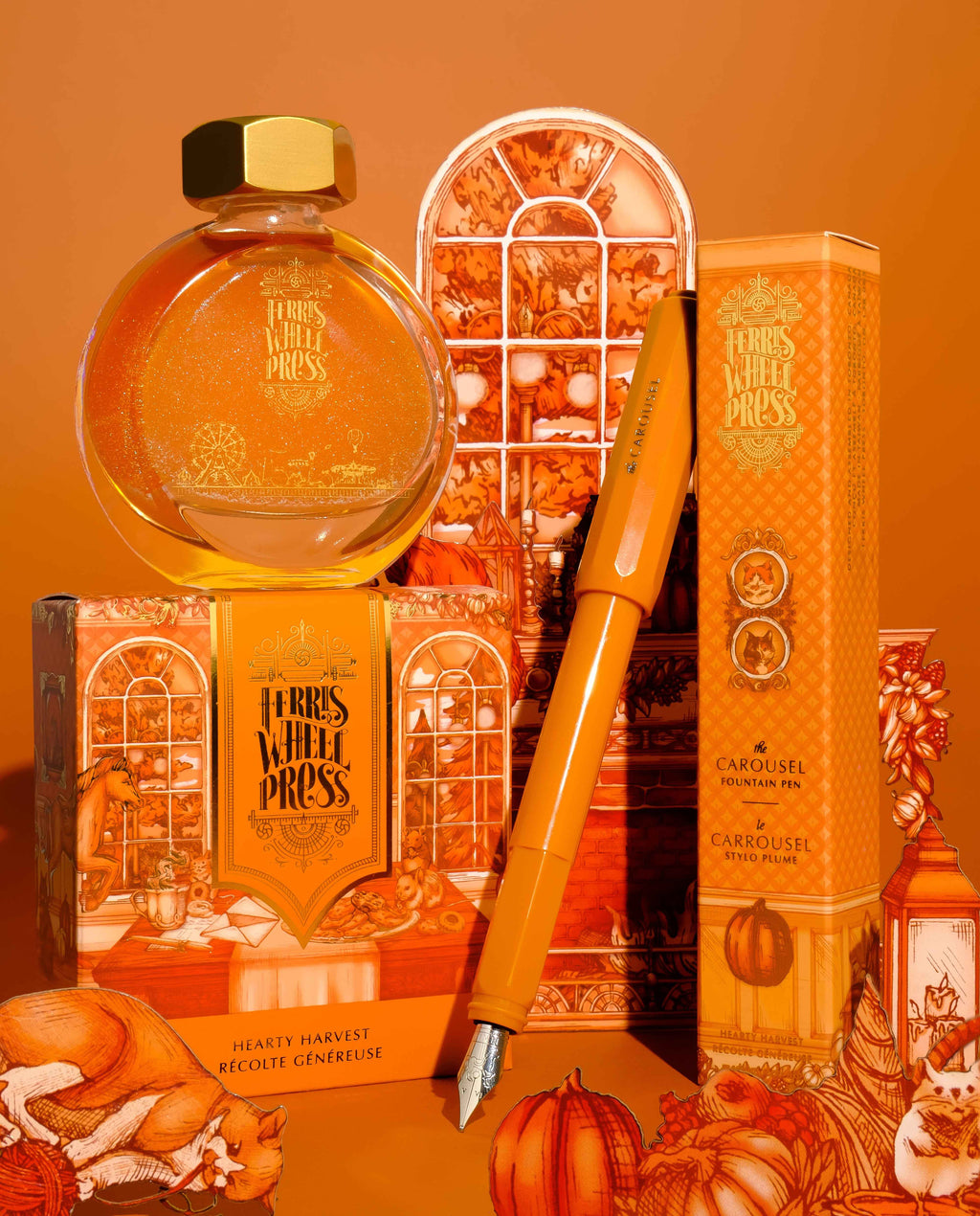 The Carousel Fountain Pen - Hearty Harvest