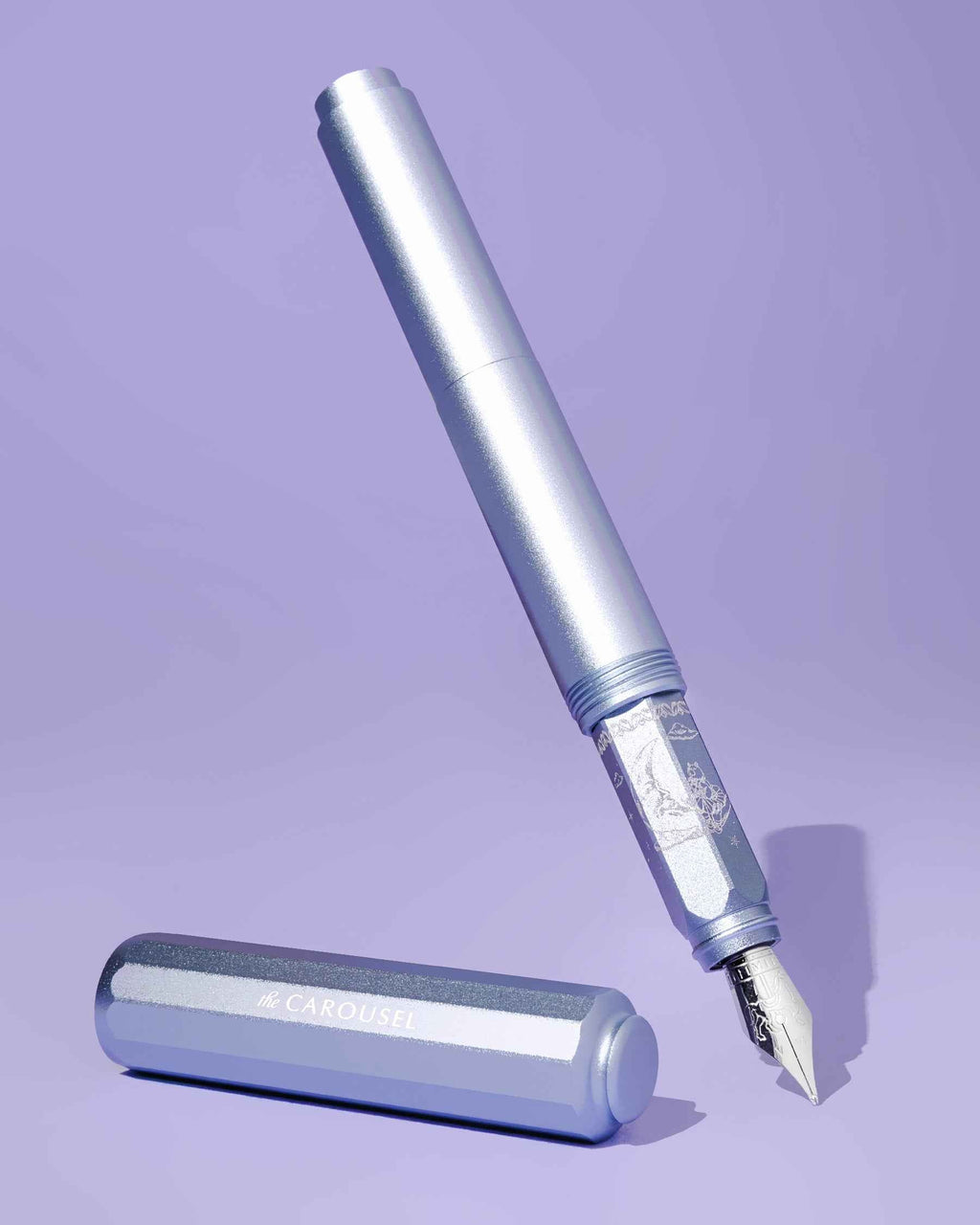 Aluminum Carousel Fountain Pen - Harlequin Dream