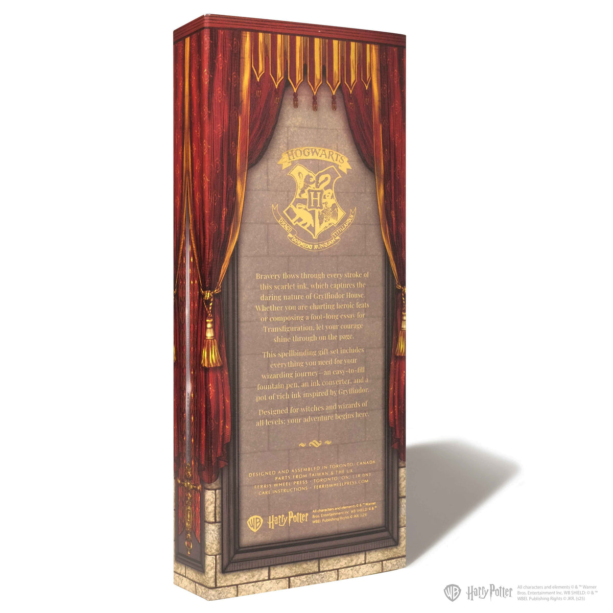 Warner Bros. | Harry Potter | Carousel Pen and Ink Set | Gryffindor House