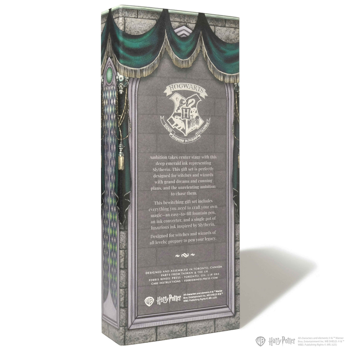 Warner Bros. | Harry Potter | Carousel Pen and Ink Set | Slytherin House