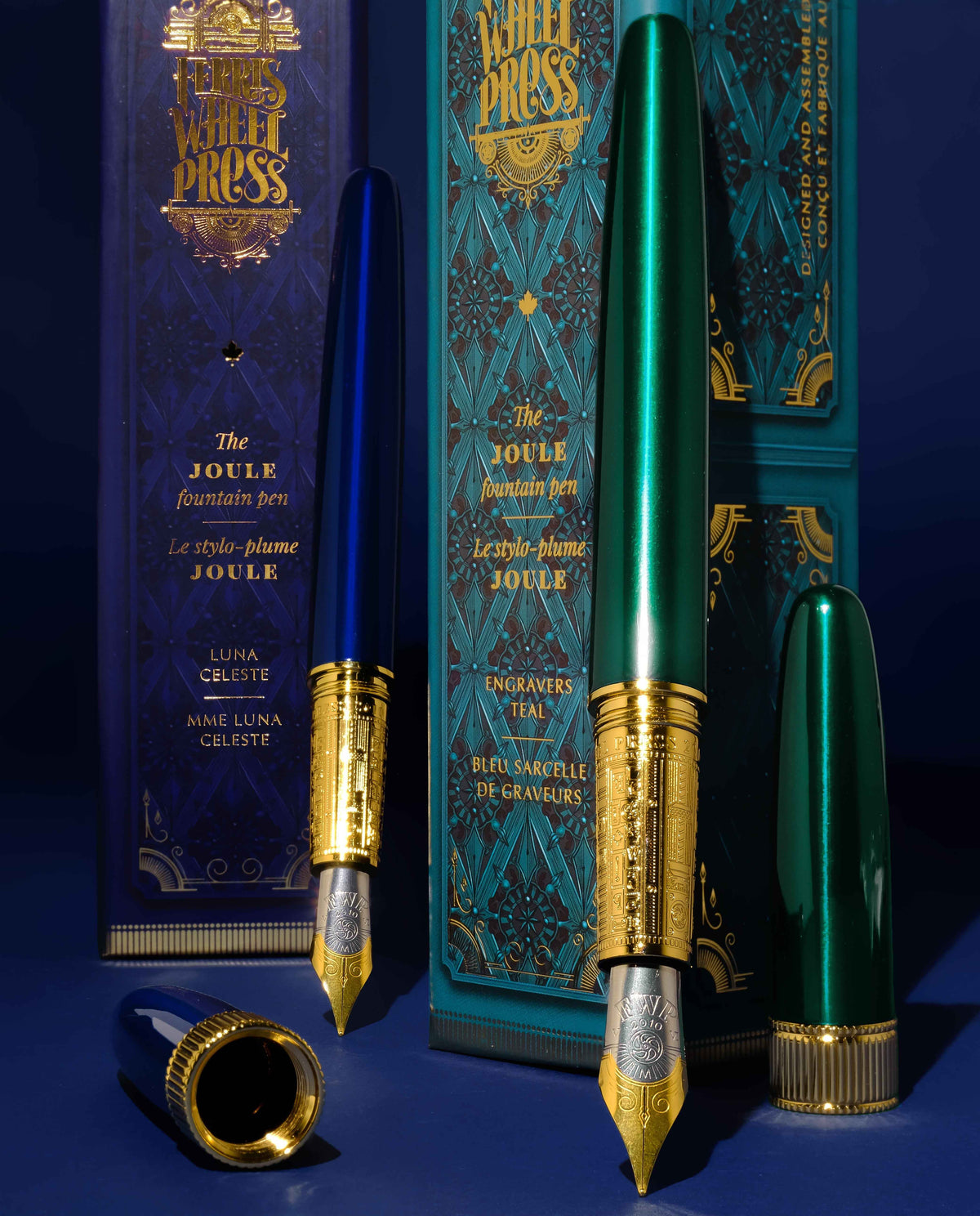 The Joule Fountain Pen - Engravers Teal