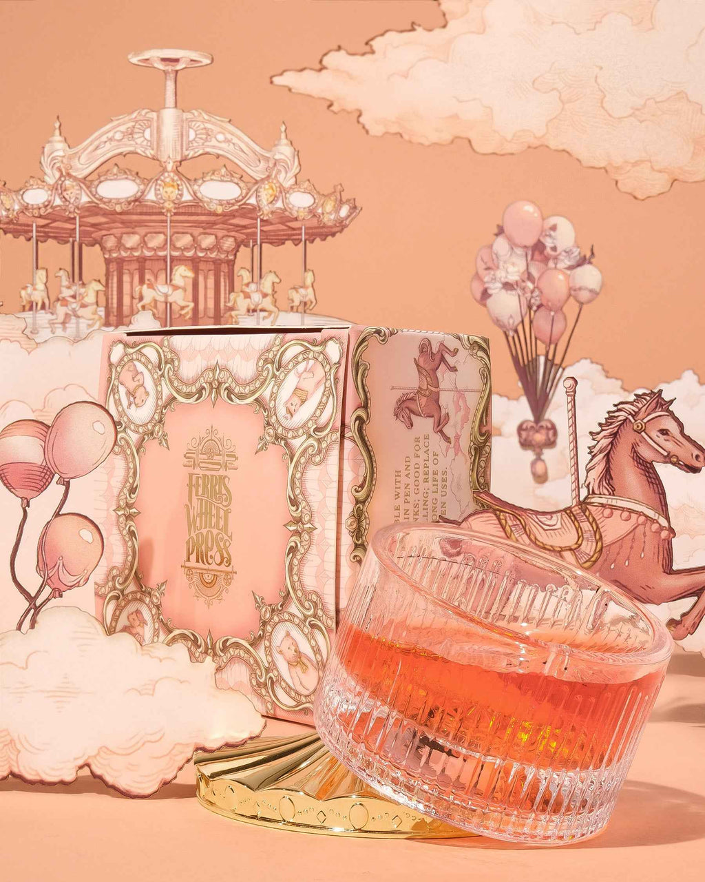 The Carousel Inkwell  - Sunset Gold