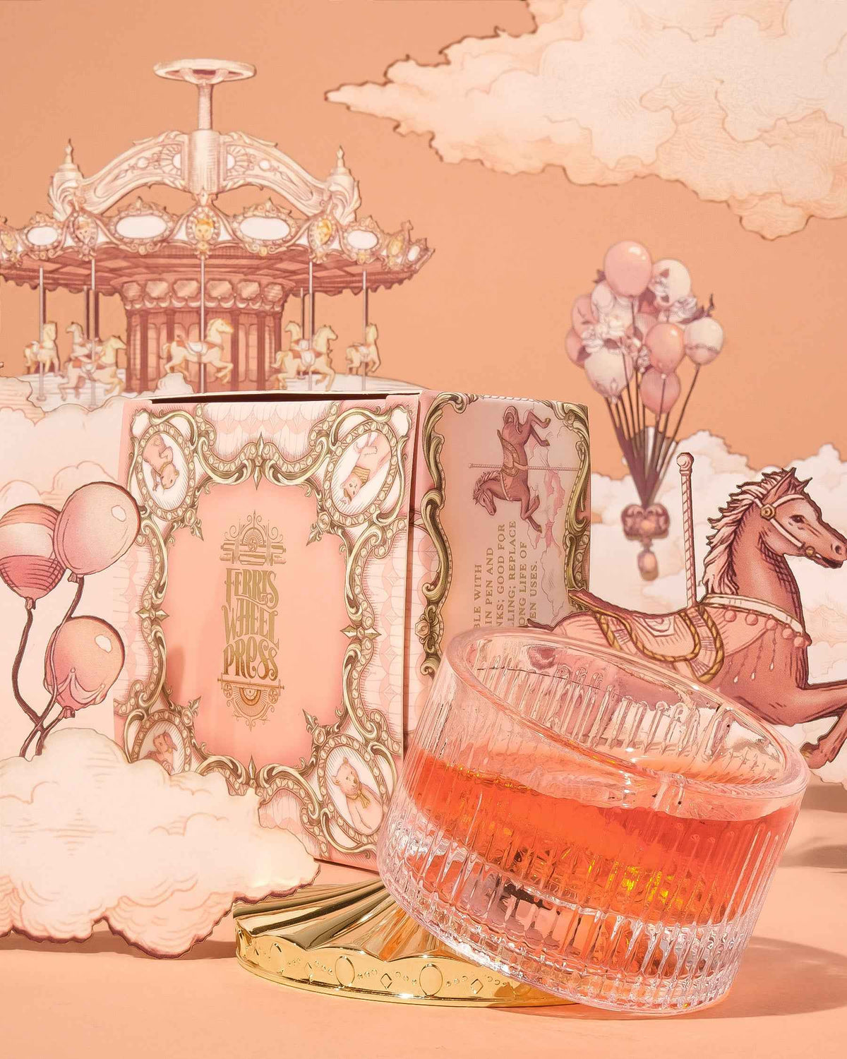 The Carousel Inkwell  - Sunset Gold