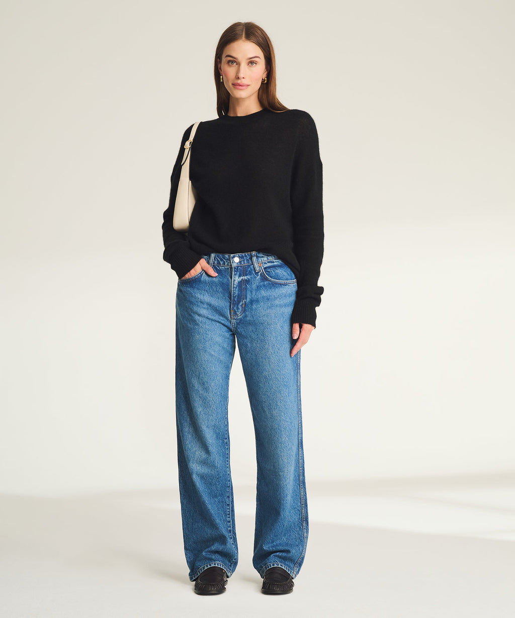 Featherweight Cashmere Crewneck Sweater