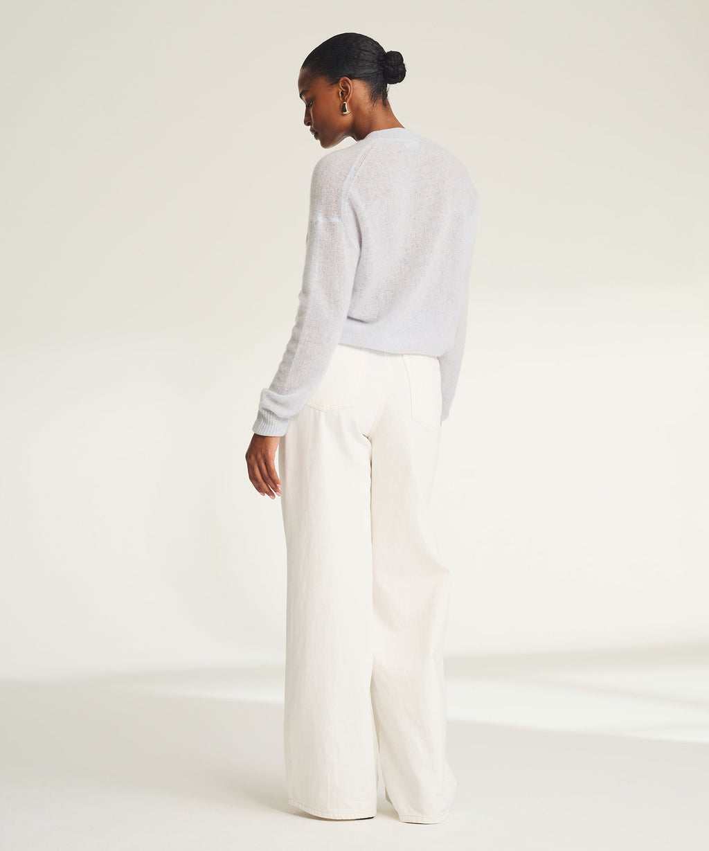 Featherweight Cashmere Crewneck Sweater
