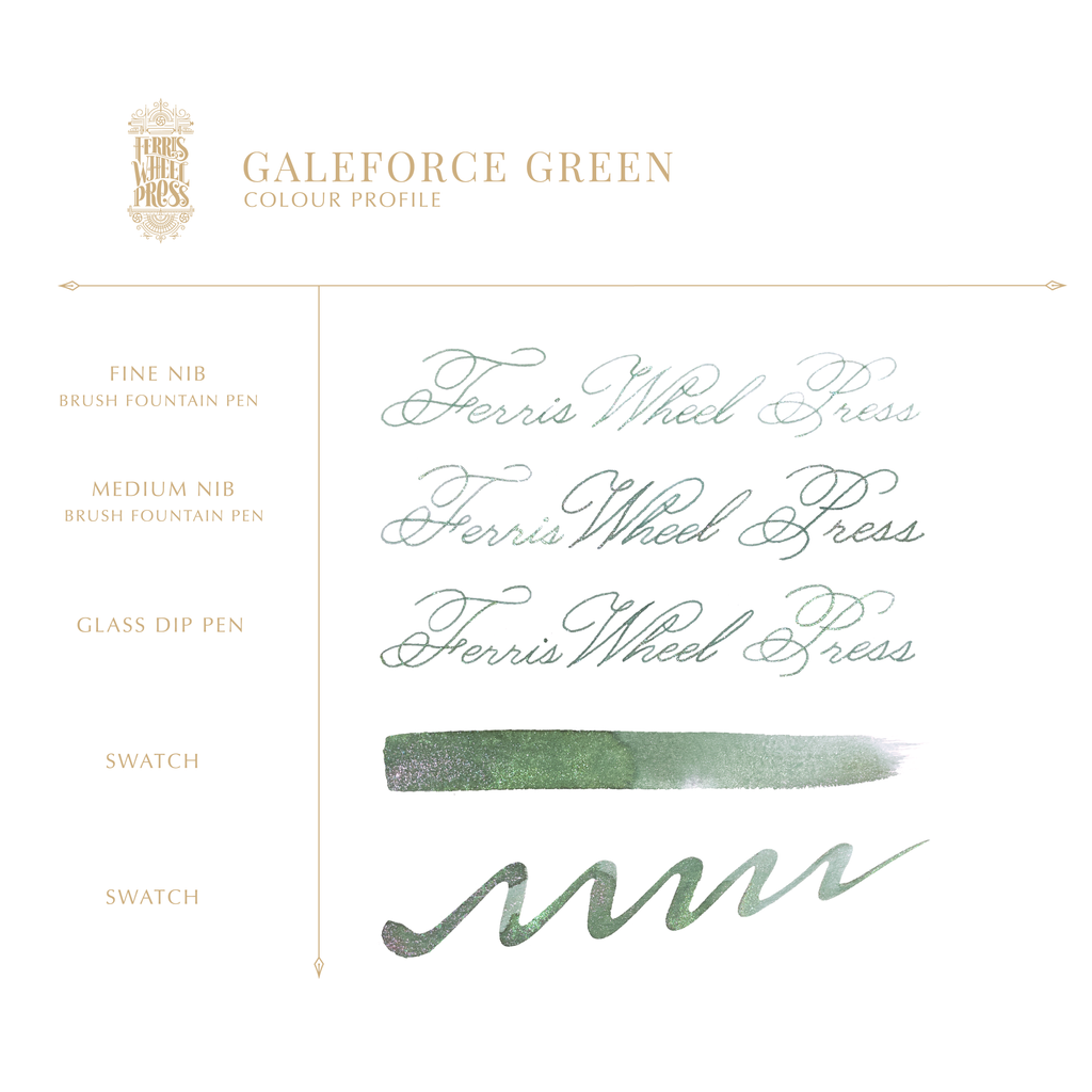 FerriTales | The Three Little Pigs | Galeforce Green 85ml Ink