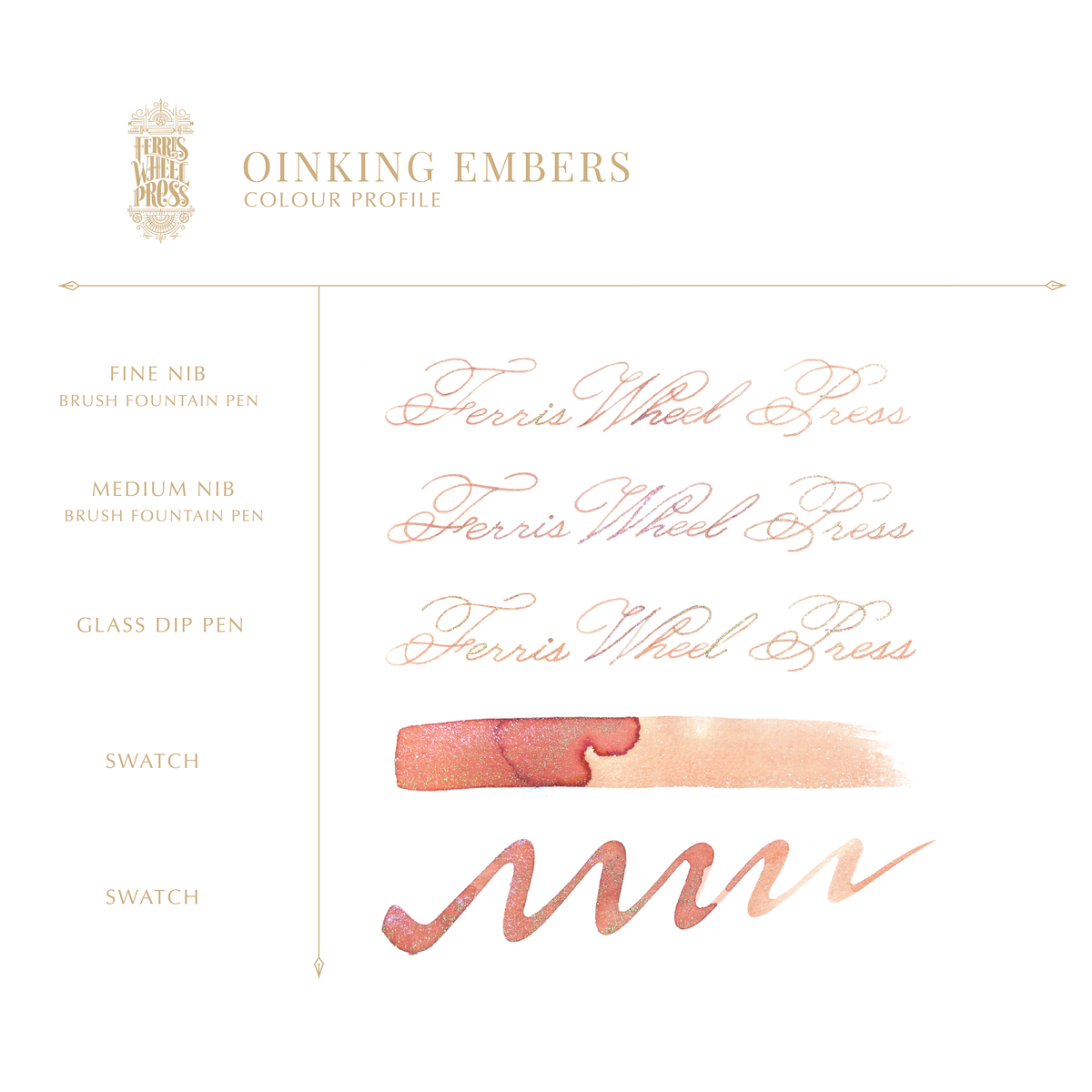 FerriTales | The Three Little Pigs |  Oinking Embers 10ml Ink