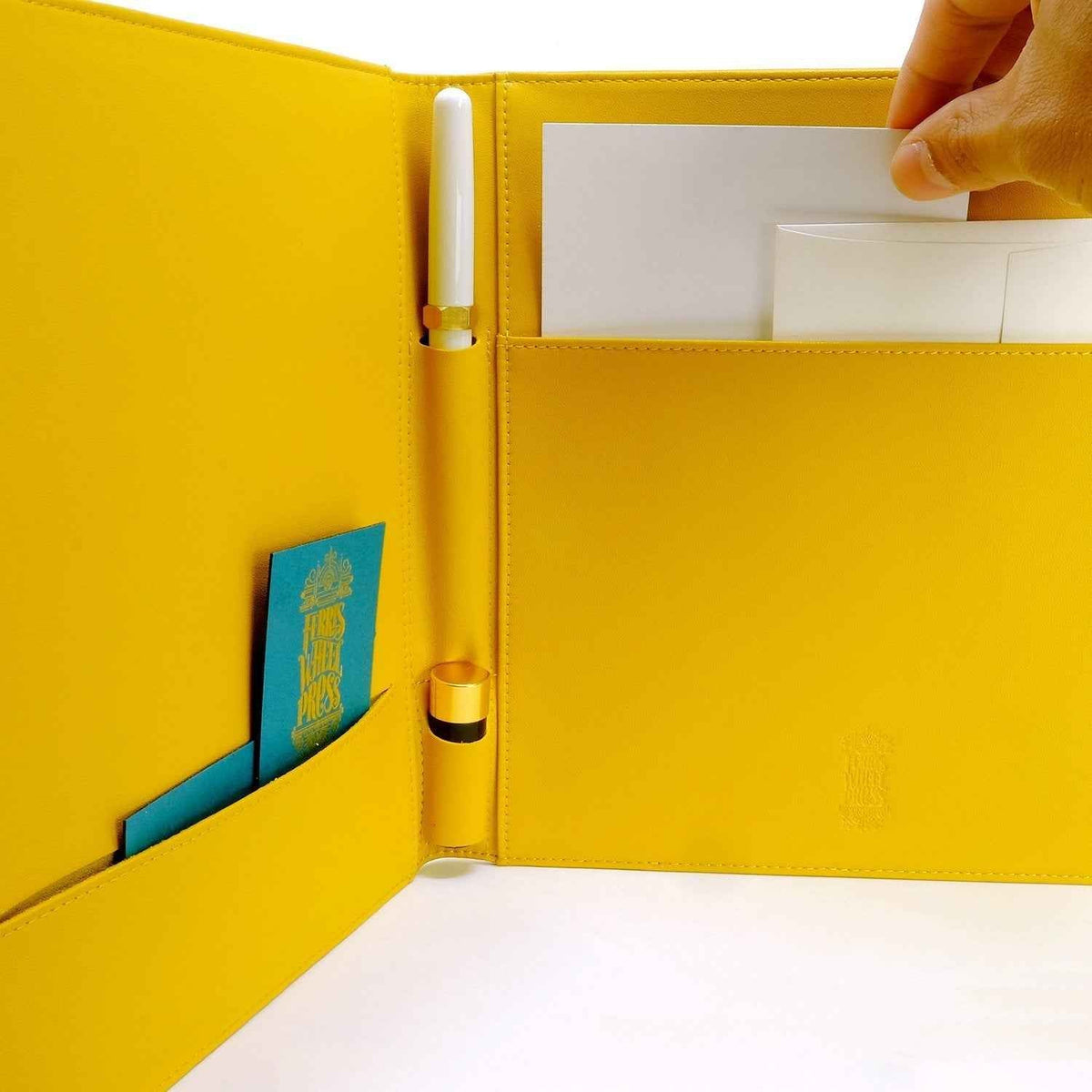 Always Right Fether™ Folio - Mustard Yellow