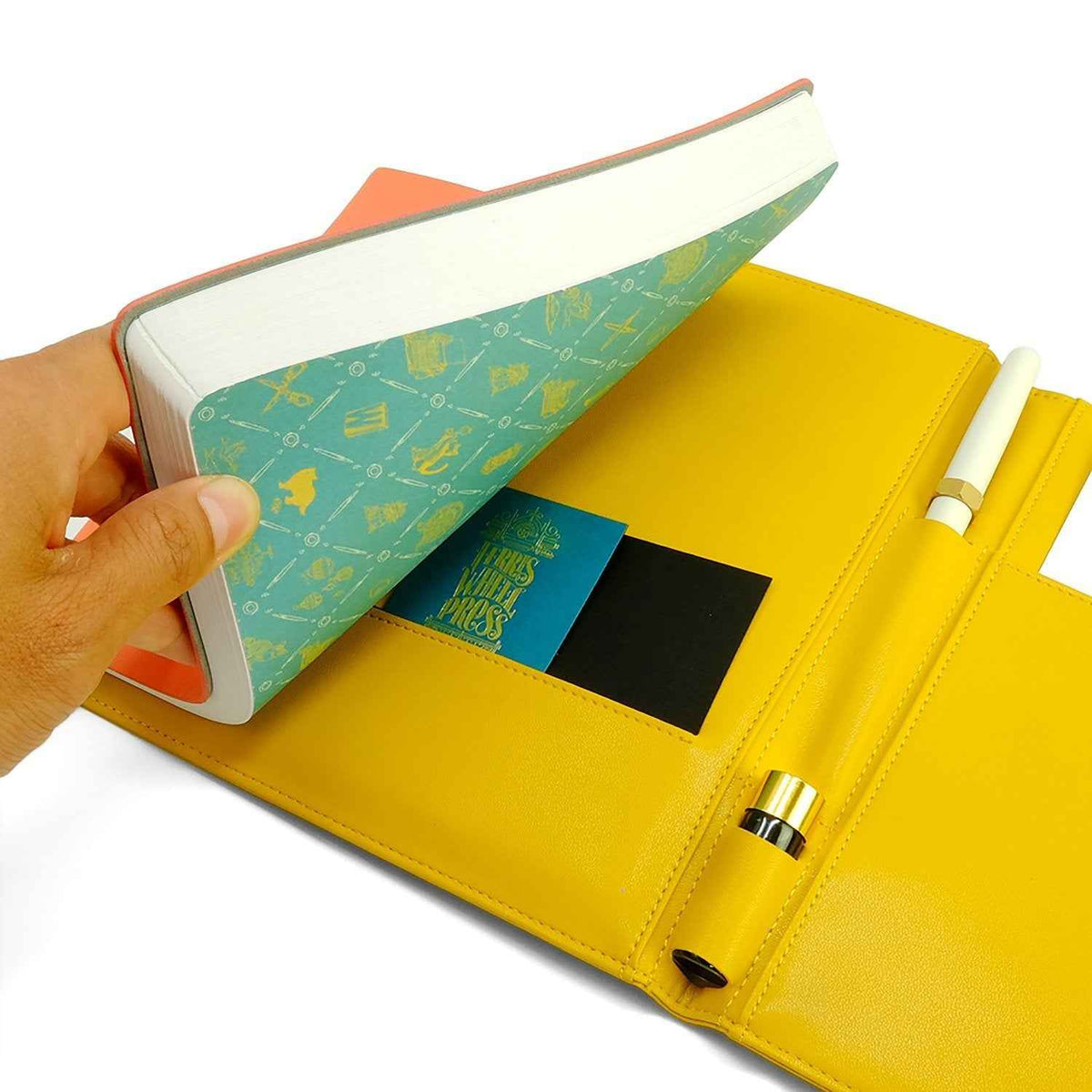 Always Right Fether™ Folio - Mustard Yellow