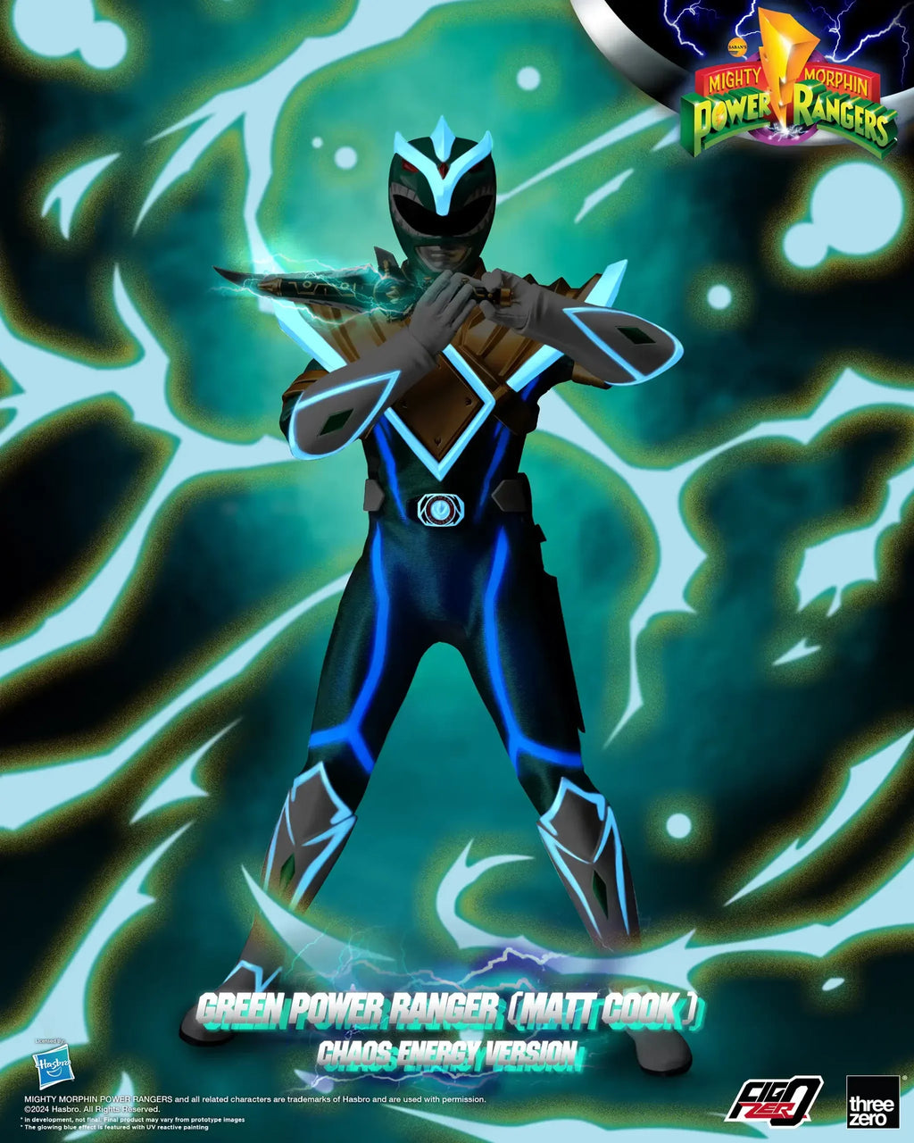 FigZero Power Rangers Green Ranger Chaos Energy Version