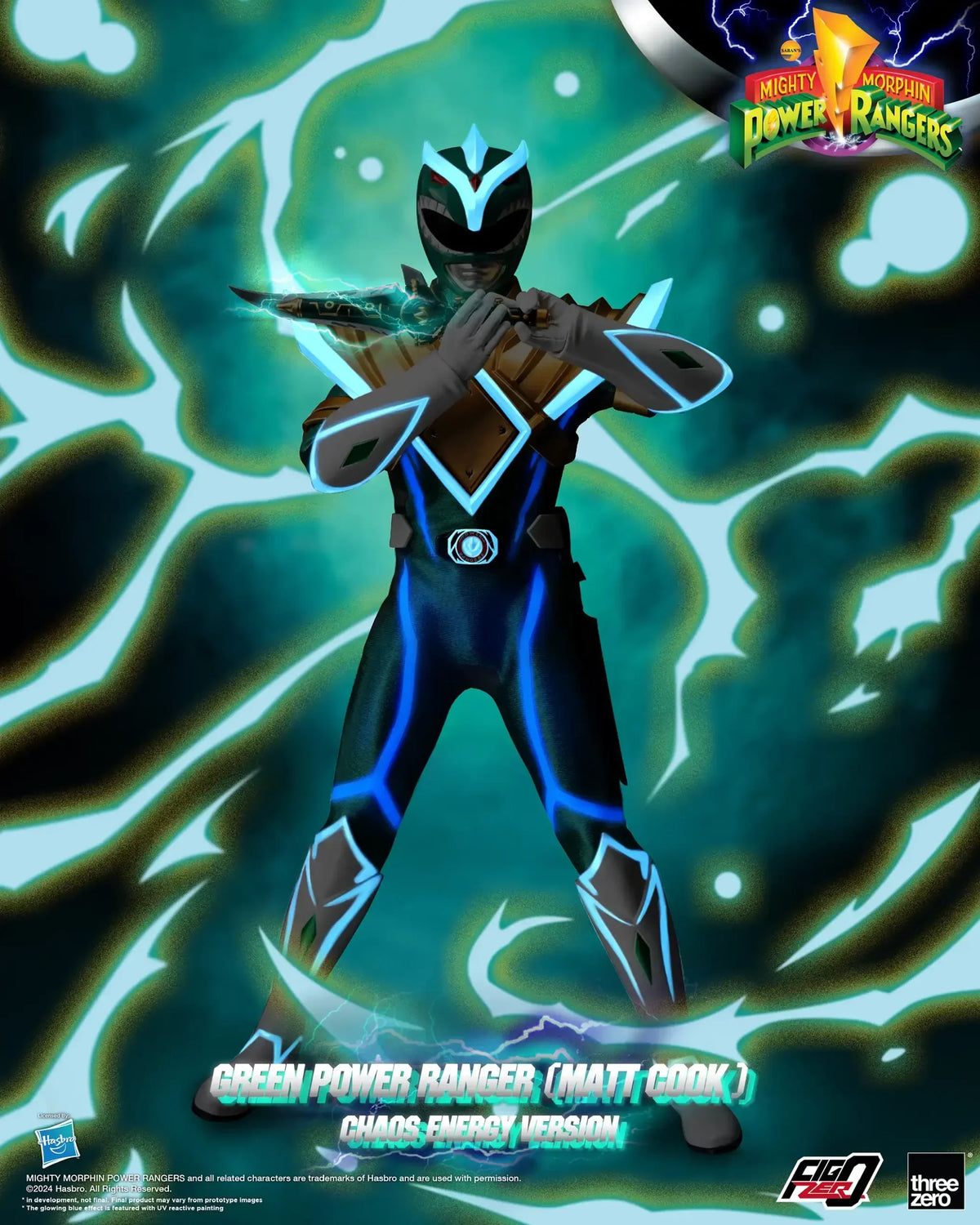 FigZero Power Rangers Green Ranger Chaos Energy Version
