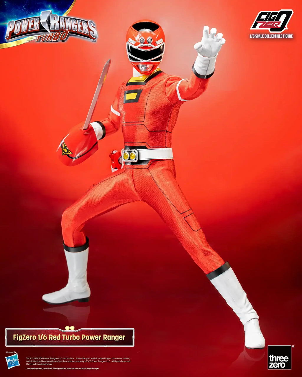 FigZero Red Turbo Ranger - Power Rangers Turbo 1/6 Scale Figure