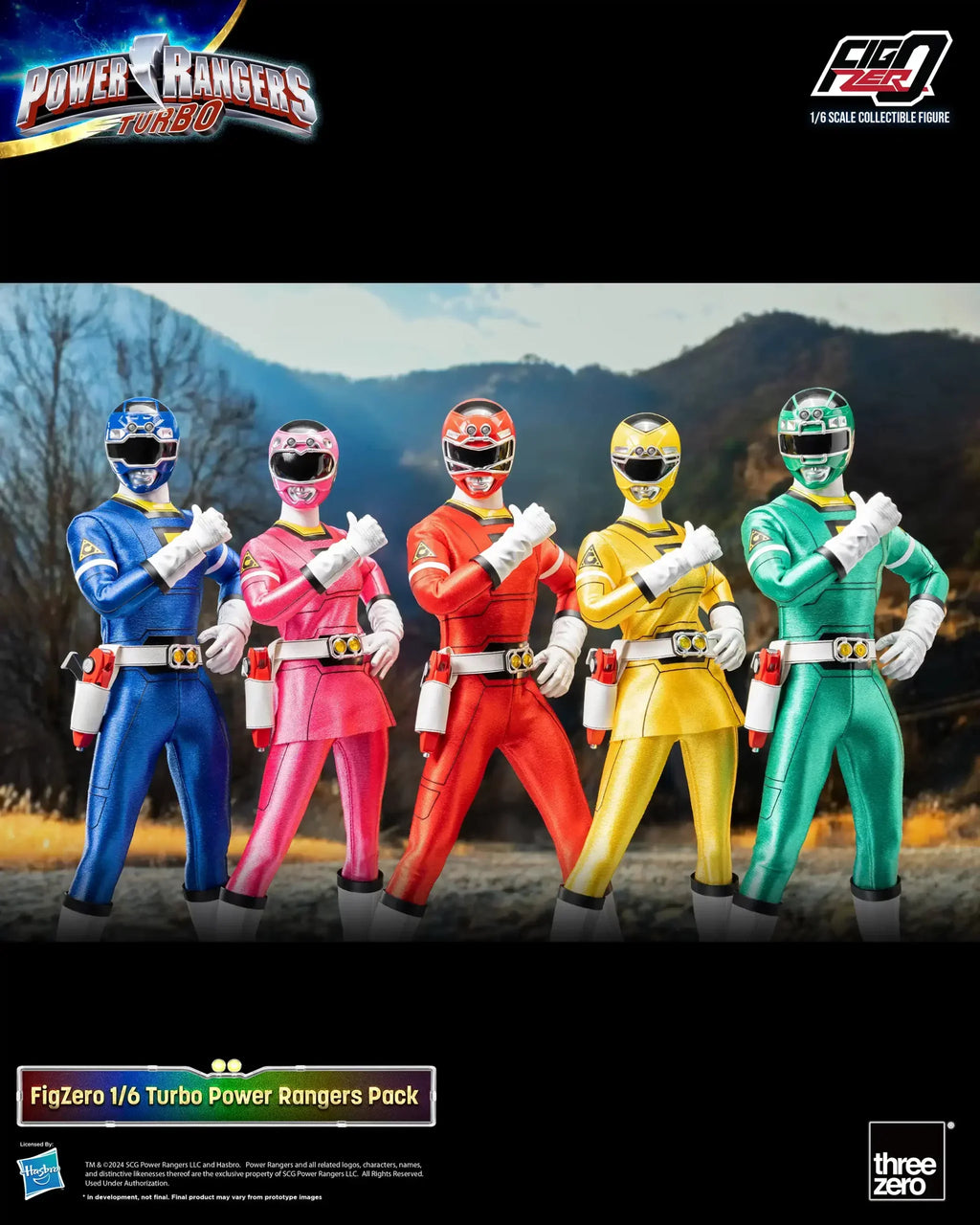 FigZero Power Rangers Turbo 1/6 Scale Figure Team Pack