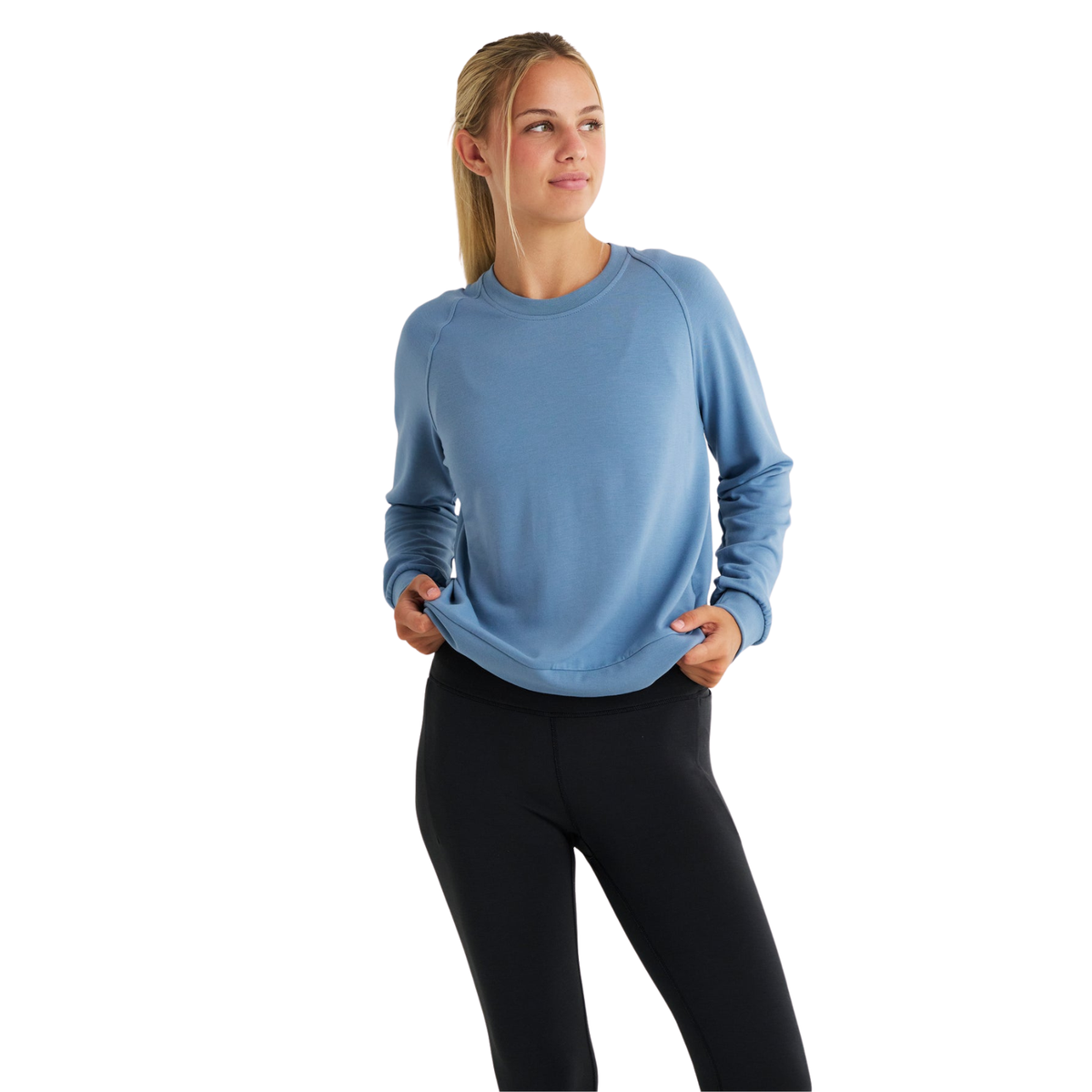 Free Fly Bamboo Lightweight Fleece Crew – Women's