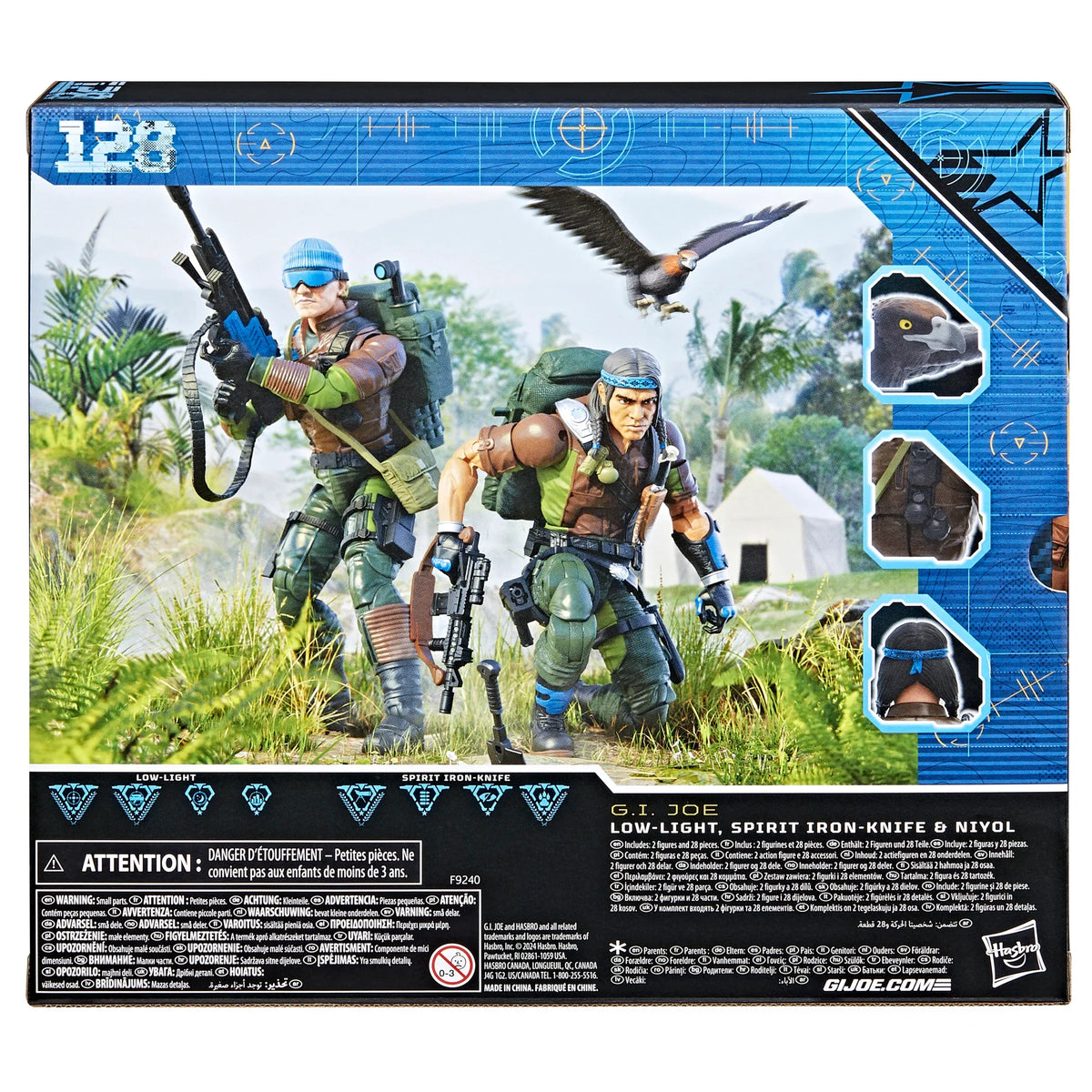 #128, Mad Marauders Low-Light, Spirit Iron-Knife & Niyol **Hasbro Exclusive**