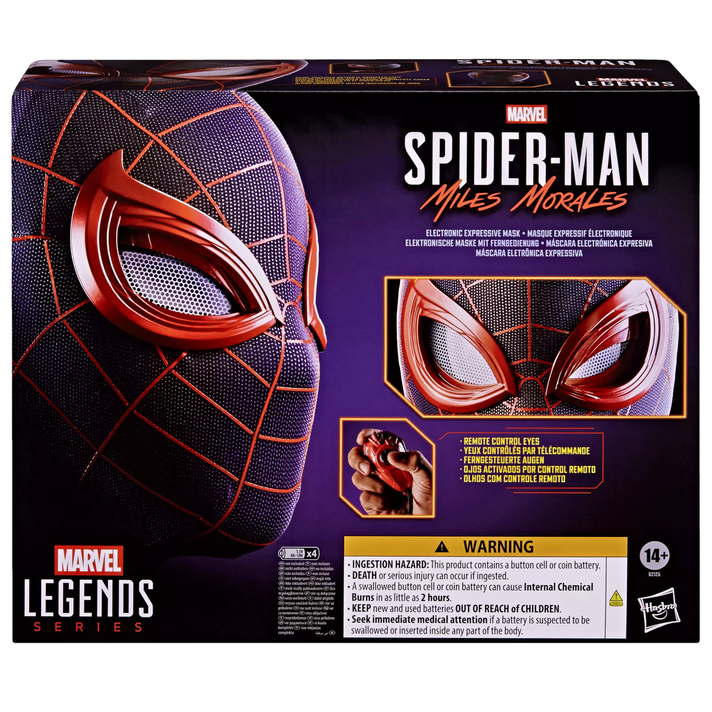 Marvel Legends Series Spider-Man: Miles Morales Electronic Expressive Mask