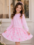 Blushing Blooms Floral Twirl Dress