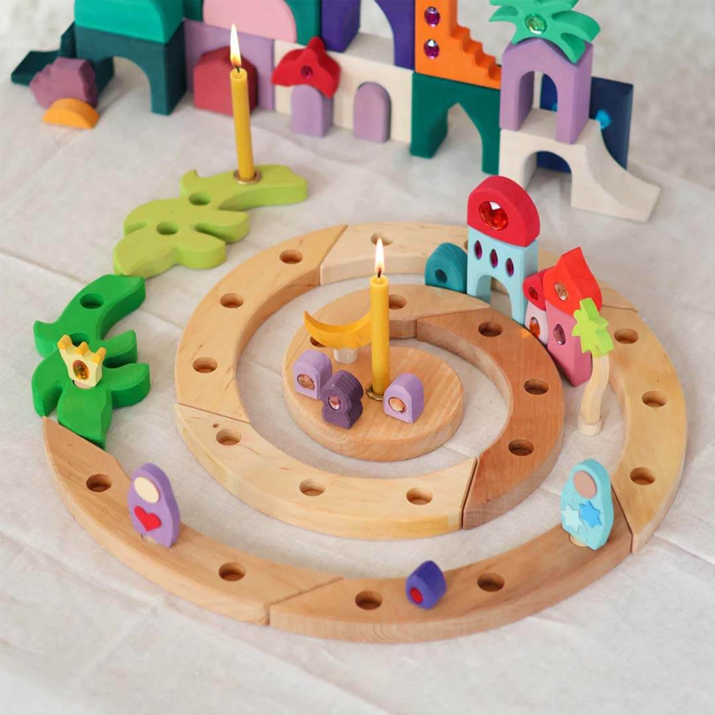 Wooden Birthday / Advent Spiral