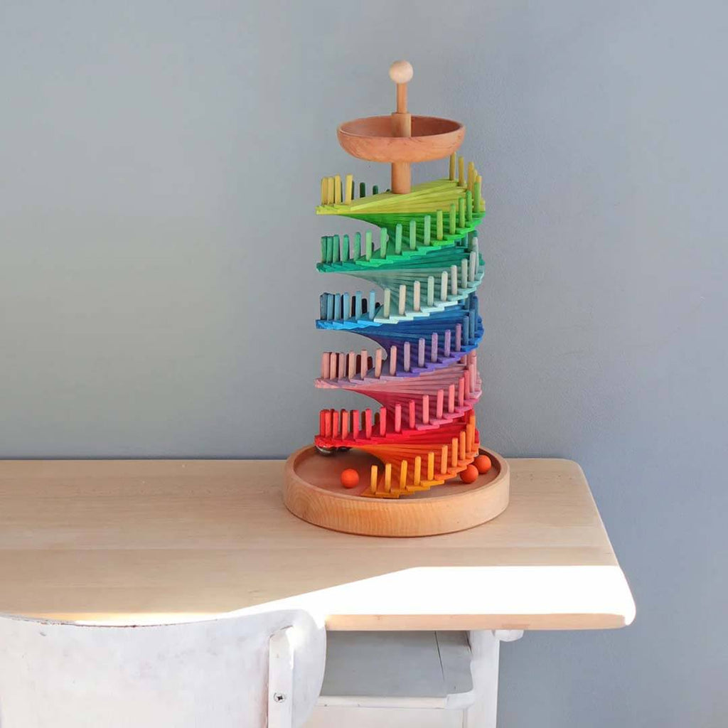 Rainbow Musical Ball Run Assembly Set