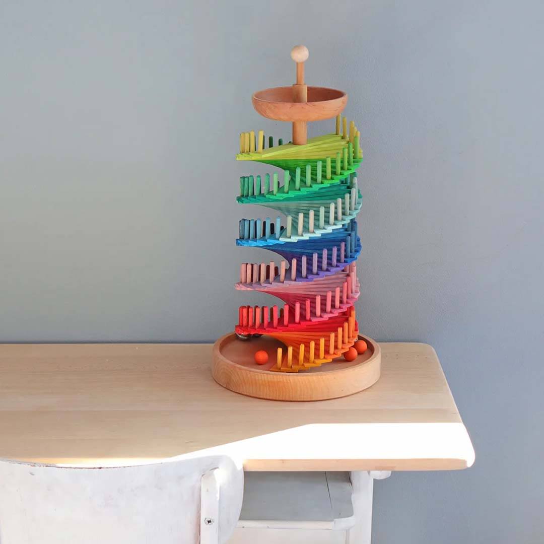 Rainbow Musical Ball Run Assembly Set