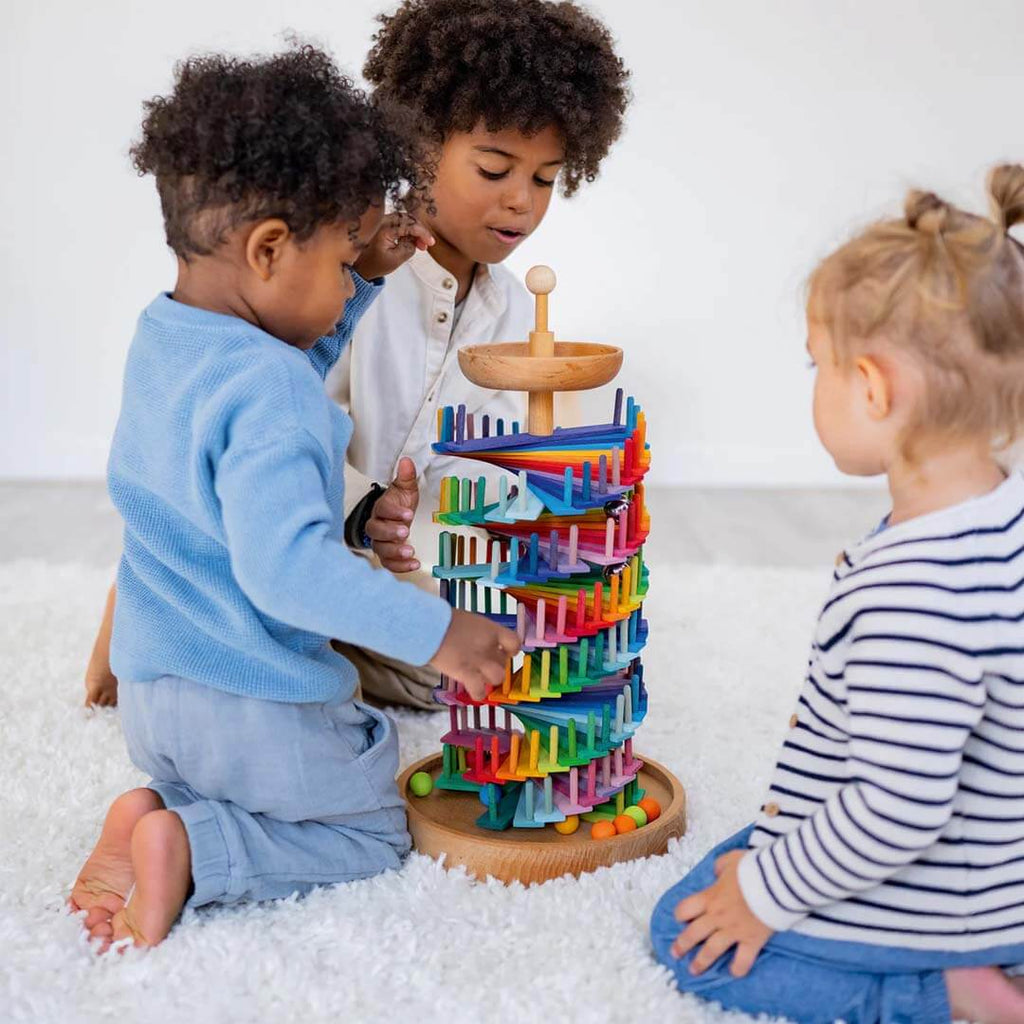 Rainbow Musical Ball Run Assembly Set