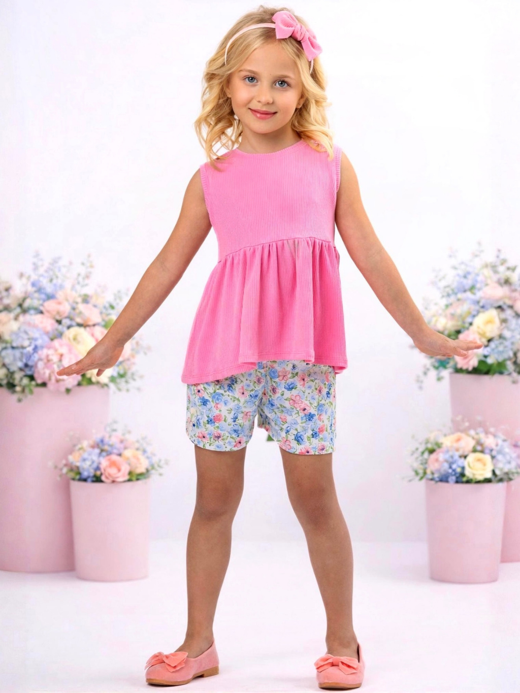 Bloom Breeze Floral Top & Short Set
