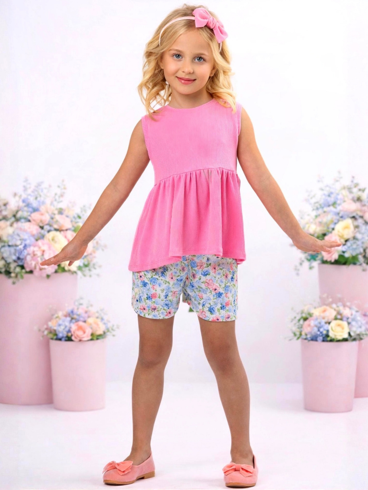 Bloom Breeze Floral Top & Short Set