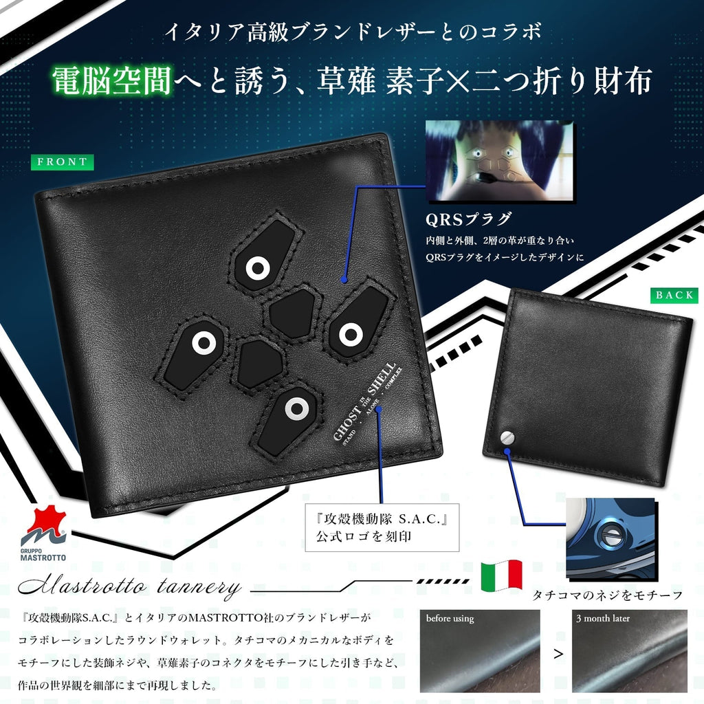 Ghost In The Shell: Stand Alone Complex - SAC Italian Leather Bi-fold Wallet