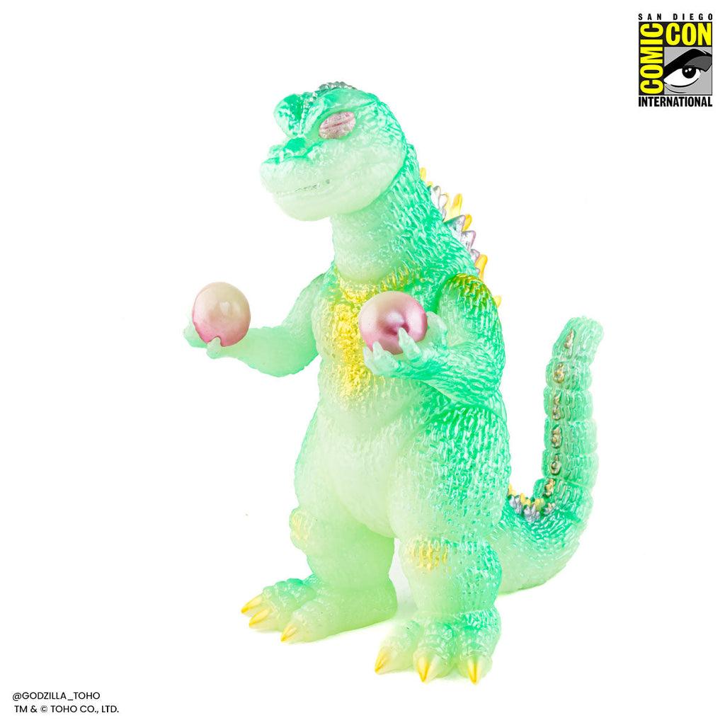 Godzilla and Hedorah Soft Vinyl Figure Set - Cherry Blossom Glow In the Dark Variant