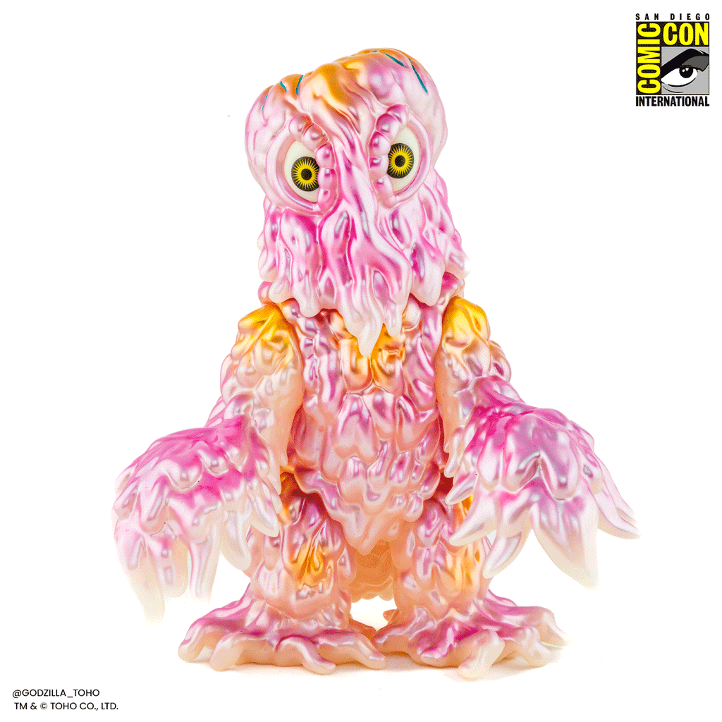 Godzilla and Hedorah Soft Vinyl Figure Set - Cherry Blossom Glow In the Dark Variant