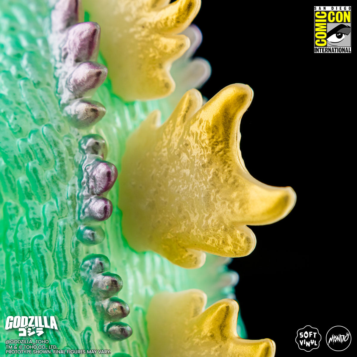 Godzilla and Hedorah Soft Vinyl Figure Set - Cherry Blossom Glow In the Dark Variant