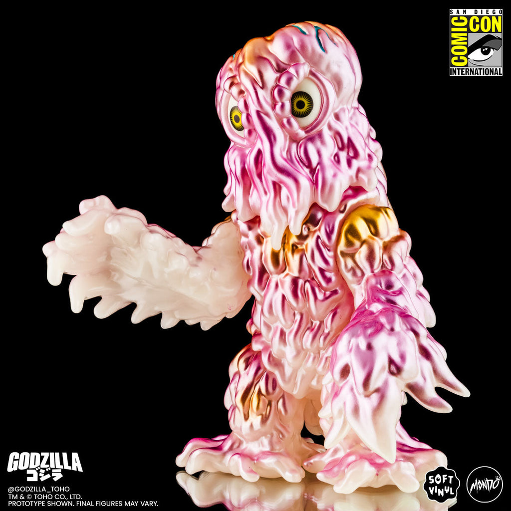Godzilla and Hedorah Soft Vinyl Figure Set - Cherry Blossom Glow In the Dark Variant