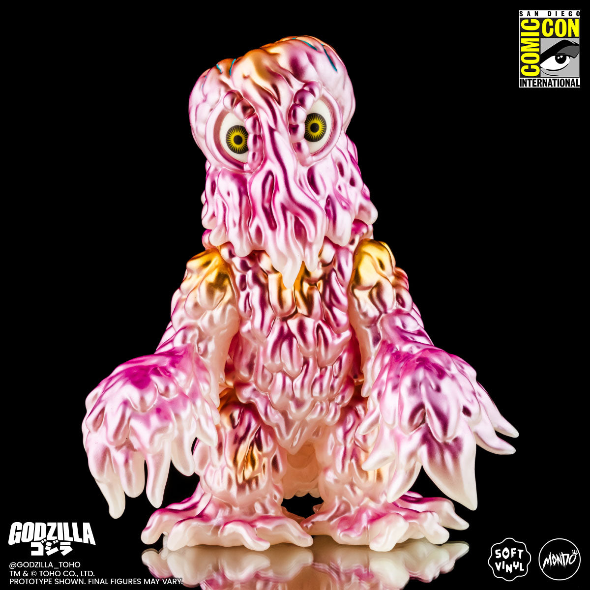 Godzilla and Hedorah Soft Vinyl Figure Set - Cherry Blossom Glow In the Dark Variant