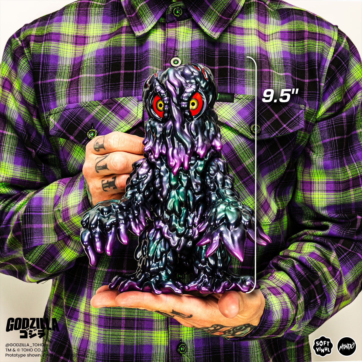 Godzilla and Hedorah Soft Vinyl Figure Set - Oil Slick Variant