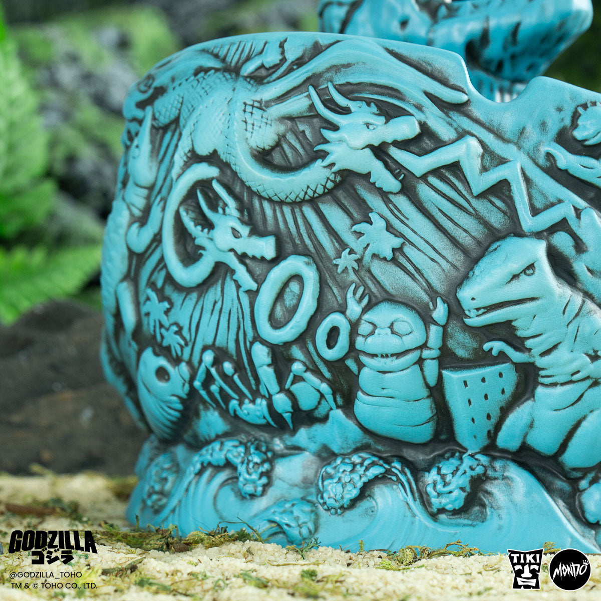 Godzilla Destroy All Monsters Tiki Bowl - Heat Ray Variant