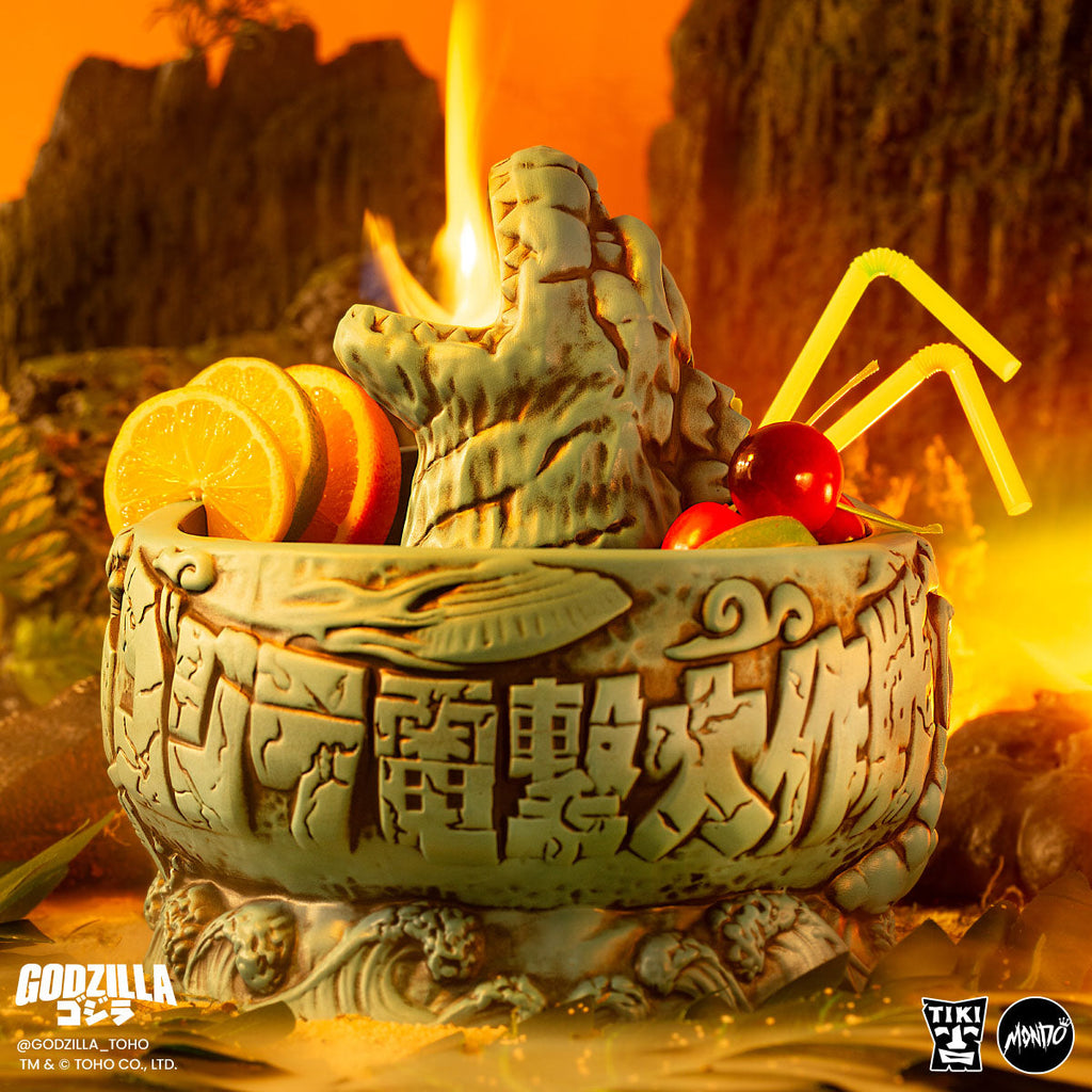 Godzilla Destroy All Monsters Tiki Bowl - Heat Ray Variant