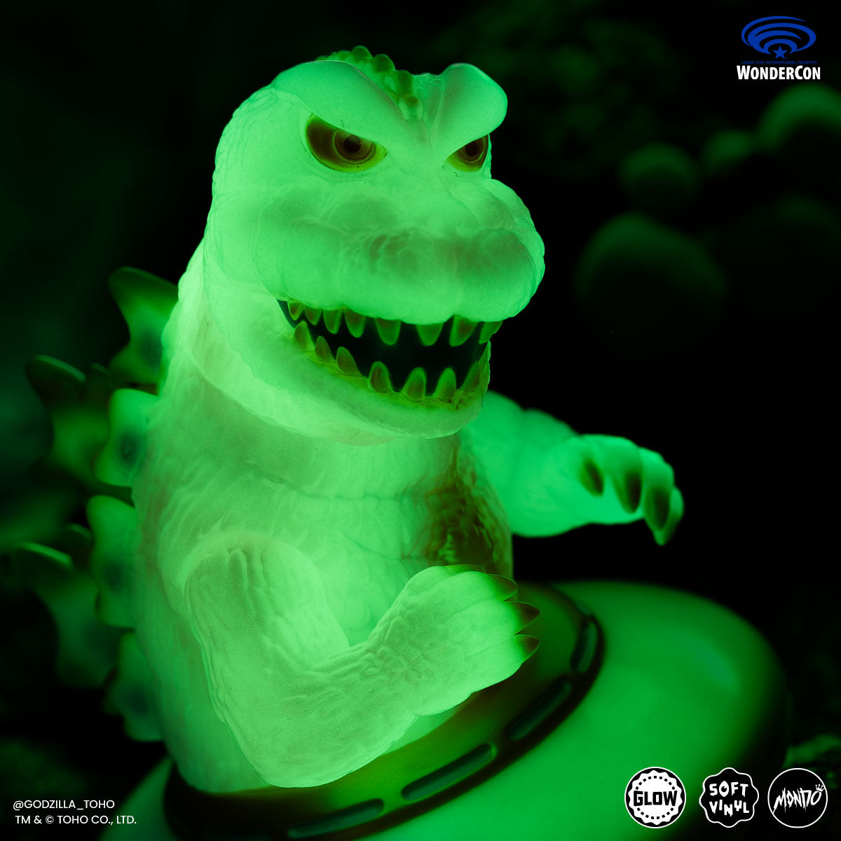 Godzilla UFO - Vinyl Designer Figure by Octeel - Cherry Blossom Variant