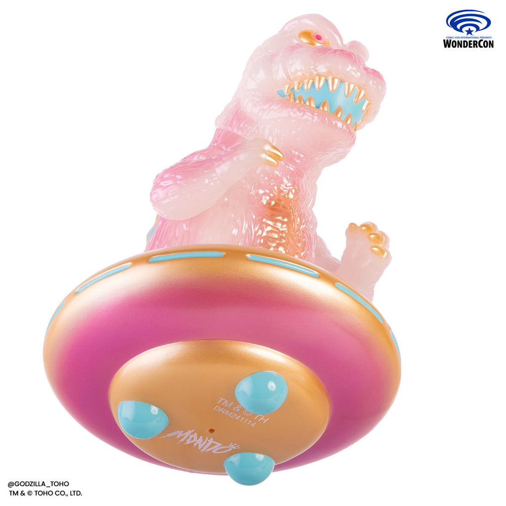 Godzilla UFO - Vinyl Designer Figure by Octeel - Cherry Blossom Variant