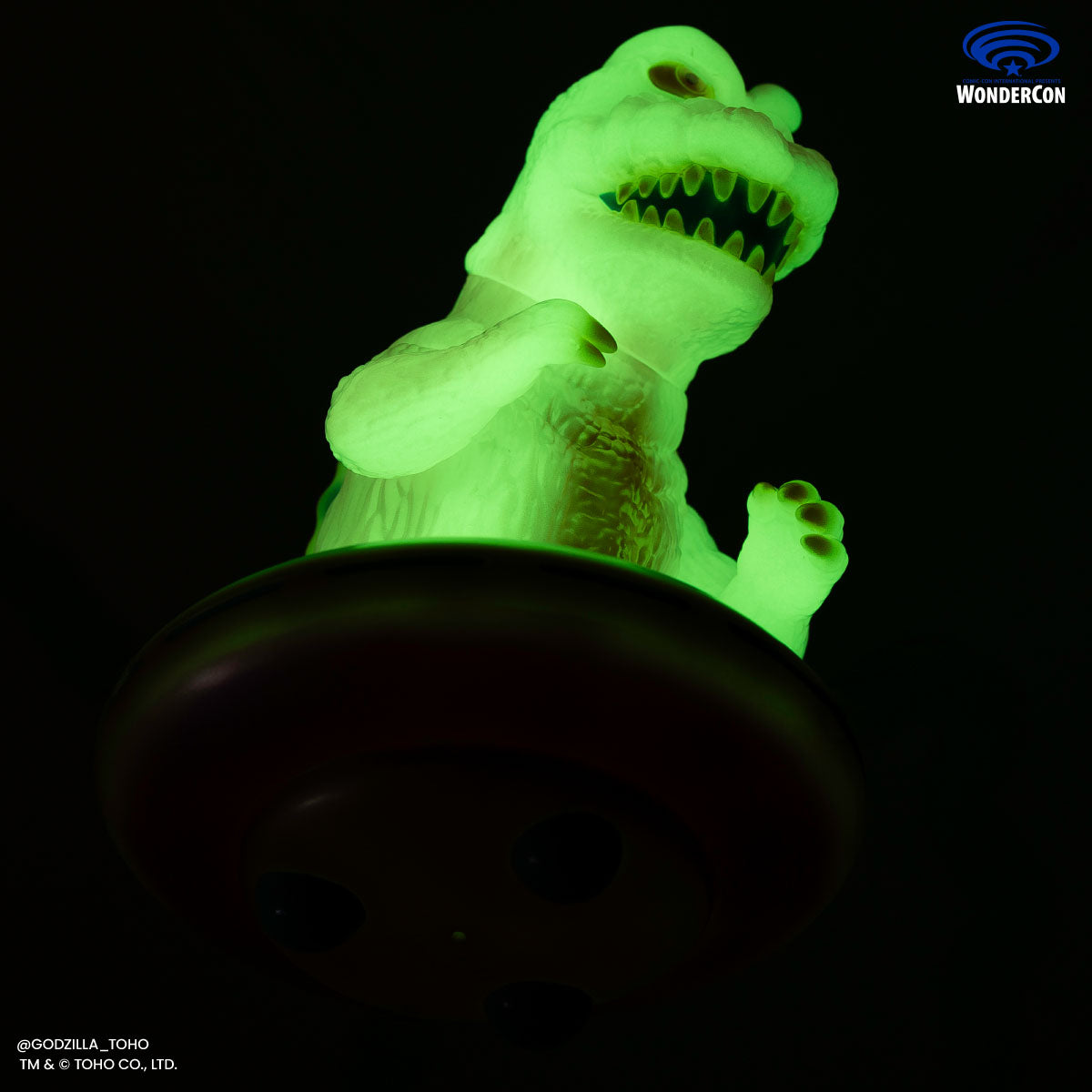 Godzilla UFO - Vinyl Designer Figure by Octeel - Cherry Blossom Variant