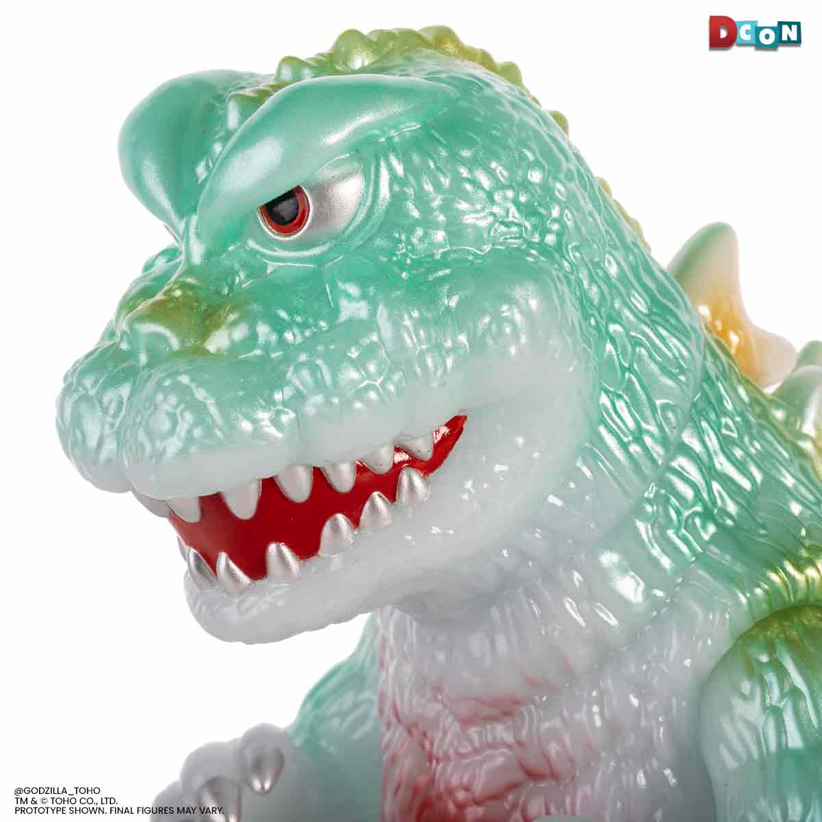 Godzilla UFO - Vinyl Designer Figure by Octeel - Glow-in-the-Dark Green Variant