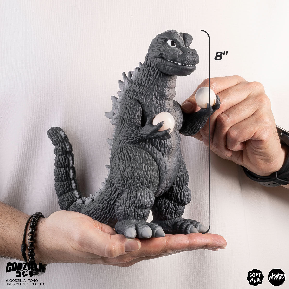 Godzilla and Hedorah Soft Vinyl Figure Set -  Godzilla vs The Smog Monster