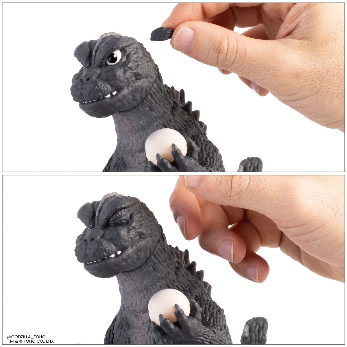 Godzilla and Hedorah Soft Vinyl Figure Set -  Godzilla vs The Smog Monster