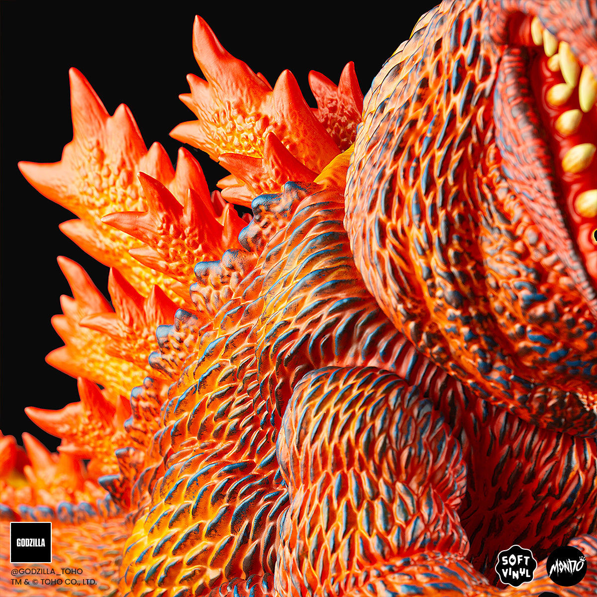 Godzilla - Vinyl Designer Figure by James Groman - Burning Variant