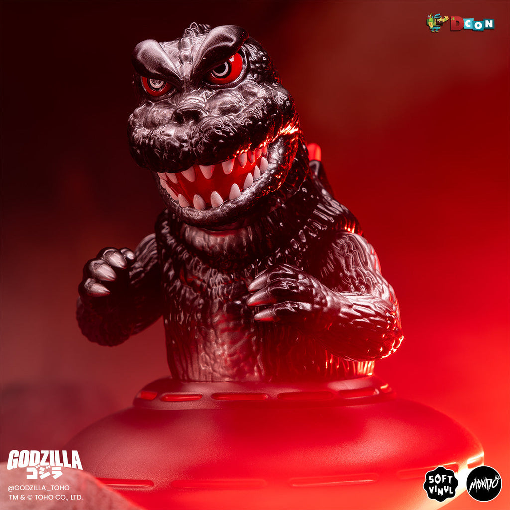 Godzilla UFO - Vinyl Designer Figure by Octeel - Xillean Black Variant