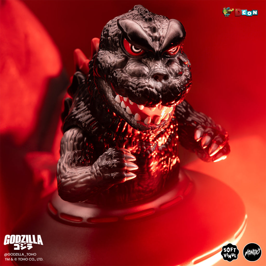 Godzilla UFO - Vinyl Designer Figure by Octeel - Xillean Black Variant