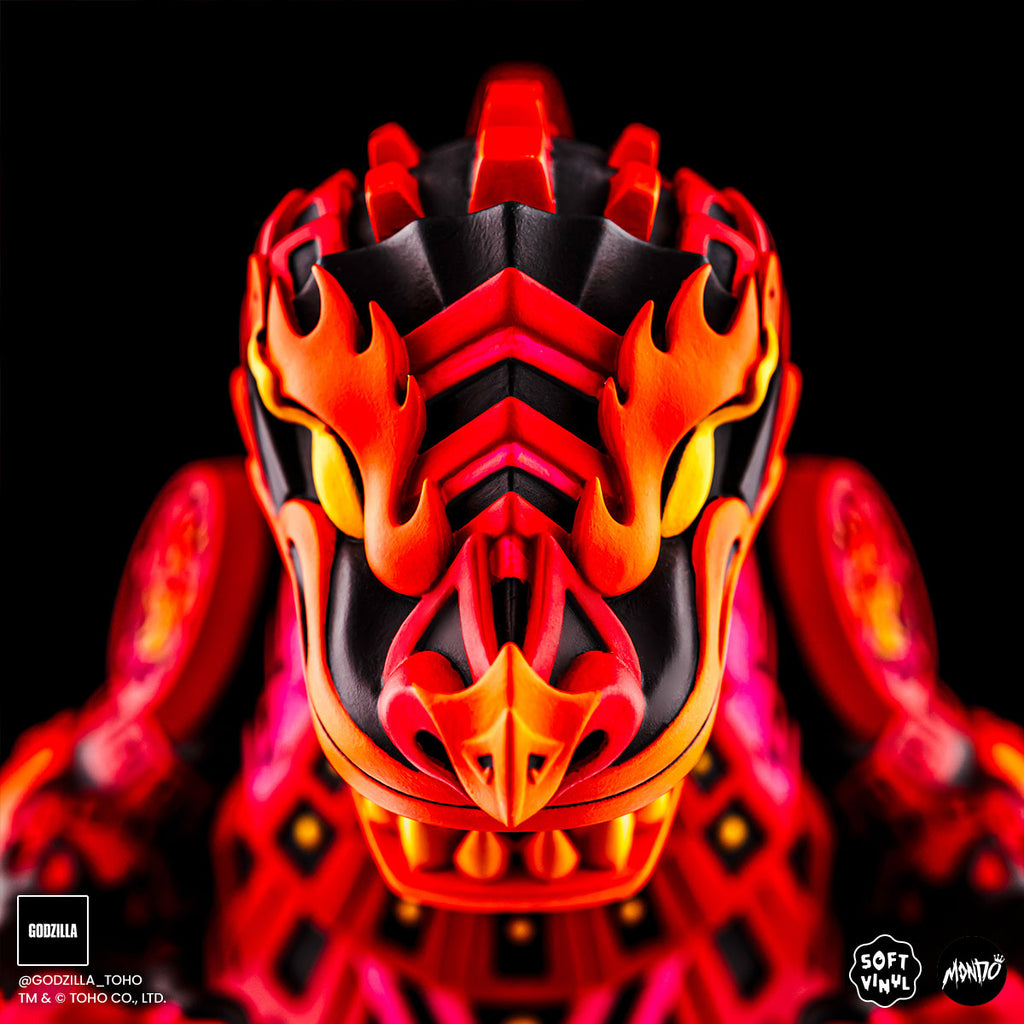 Godzilla - Vinyl Designer Figure by Urban Aztec - Burning Variant Timed Edition